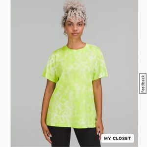 Lululemon All Yours Tee Cotton Tie Dye